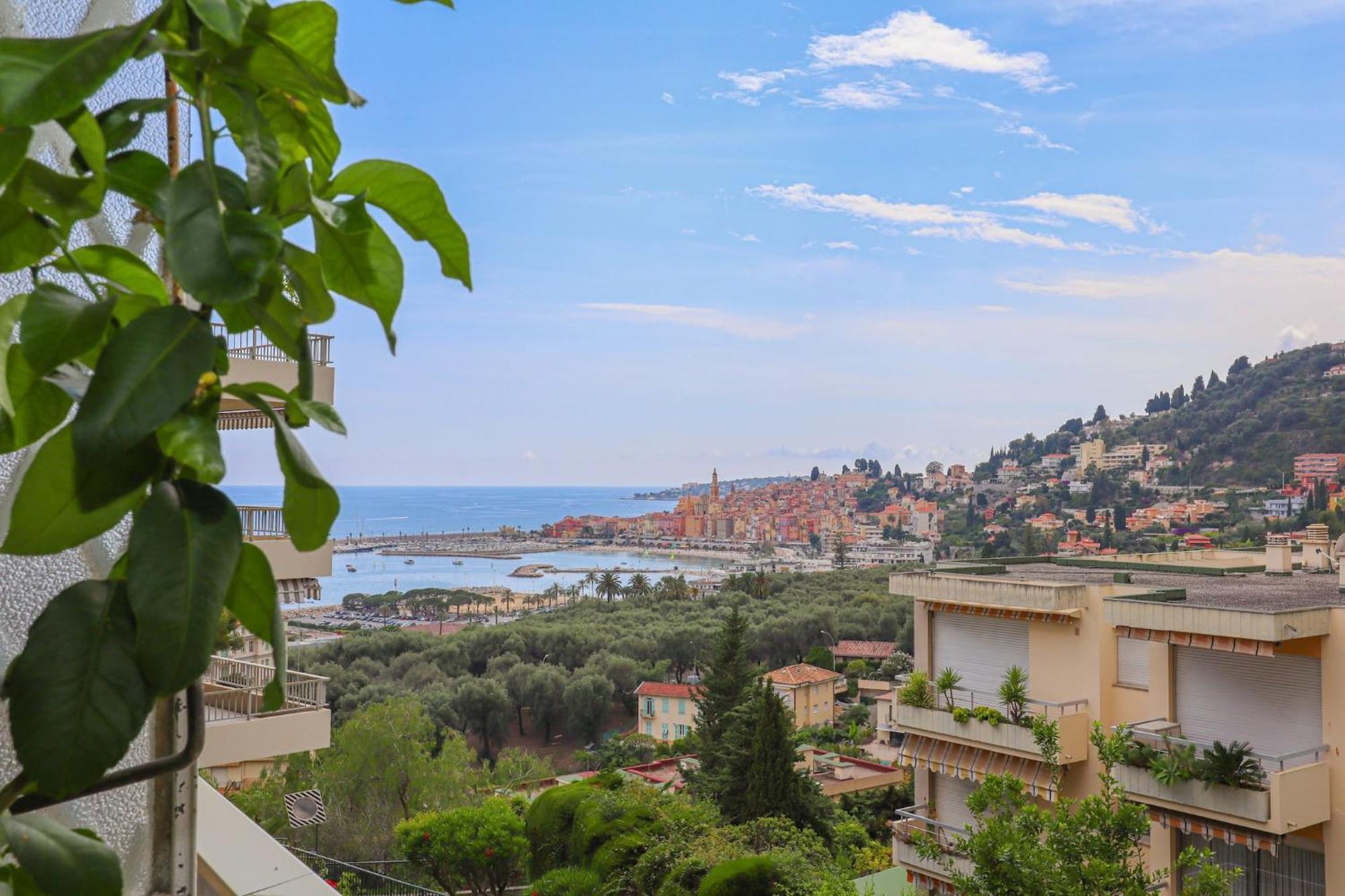 « La Grande Residence » Vue Mer, Piscine Ментона Экстерьер фото
